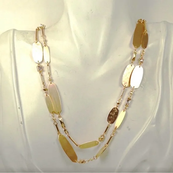 Kendra Scott Gold Link Long Necklace - Picture 6 of 6